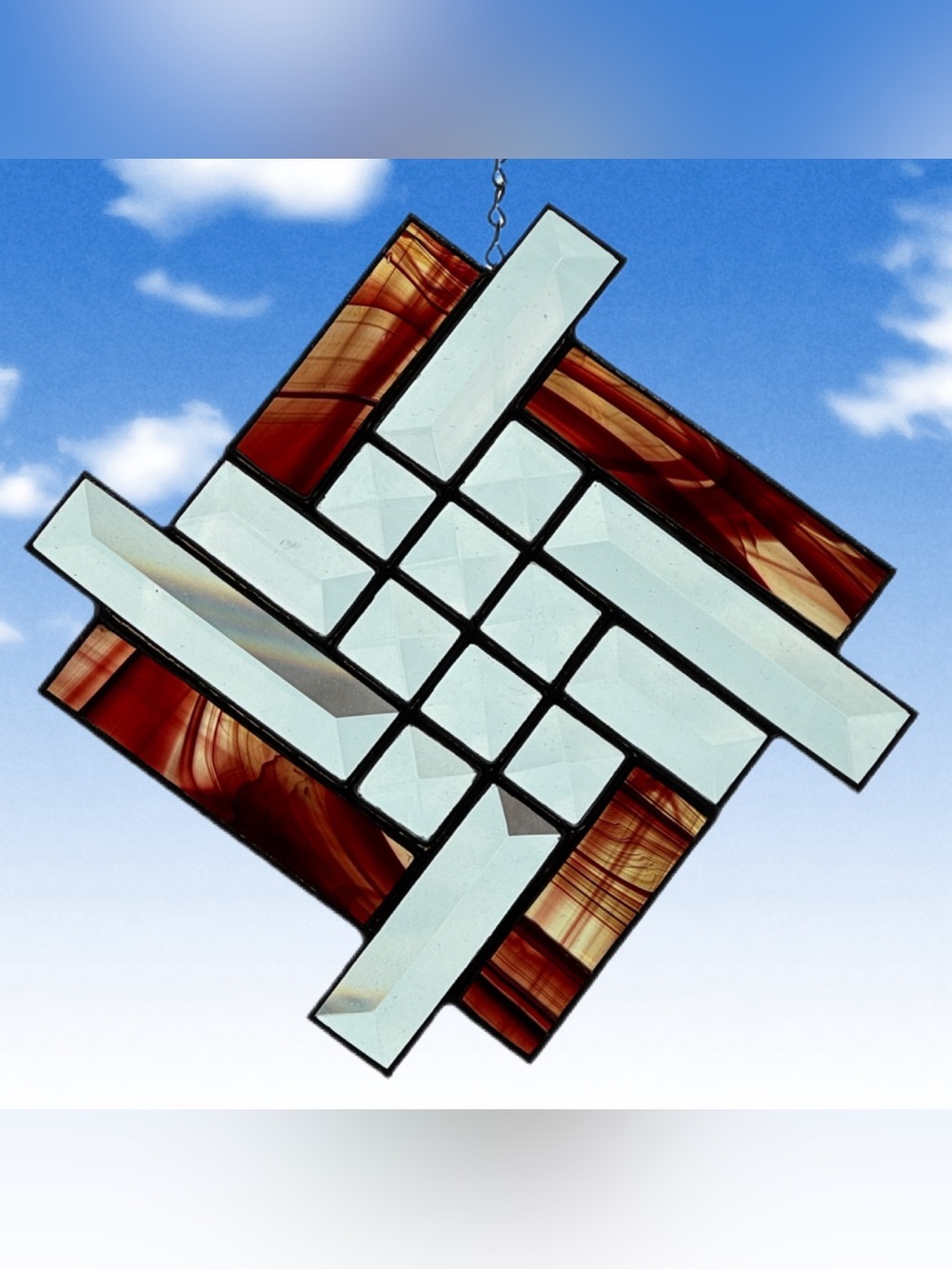Handmade Stained Glass Suncatcher - Picture 6 of 6